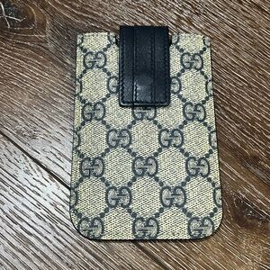 Gucci Black and gray Phone case
